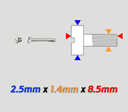 [KA-20-251485] Tornillos 1.4 Largo 8.5